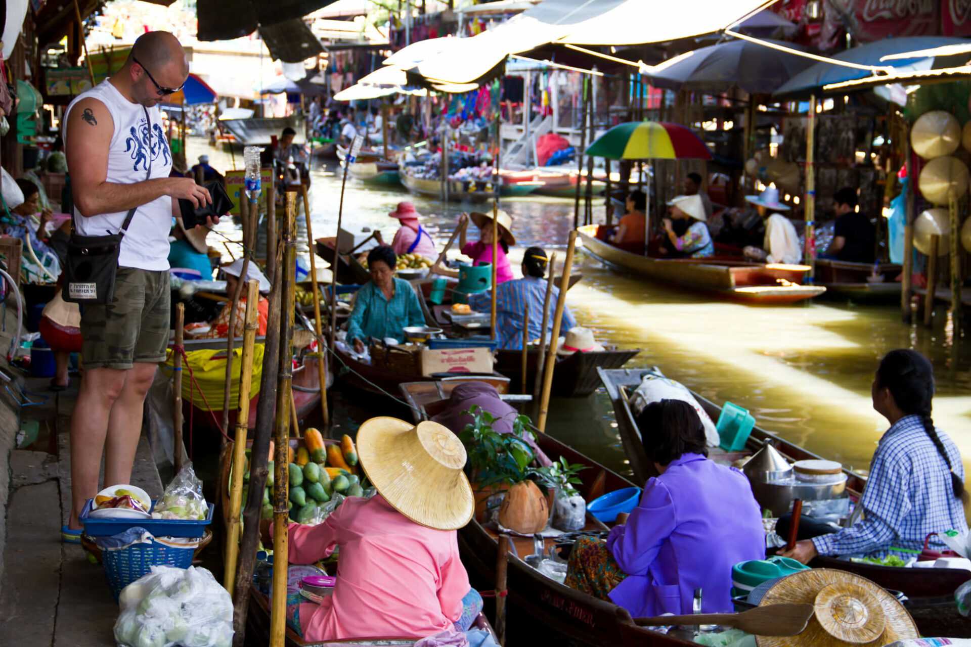 השוק הצף בבנגקוק - המלצה לטיול מושלם בשוק המדובר של בנגקוק!